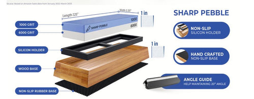 SARACEN® Schleifstein 1000/6000